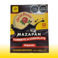 Mazapán covered with chocolate